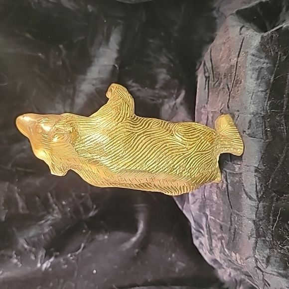 0282. Everybody Needs a Big Smiling Brass Bear!! - Picture 6 of 12